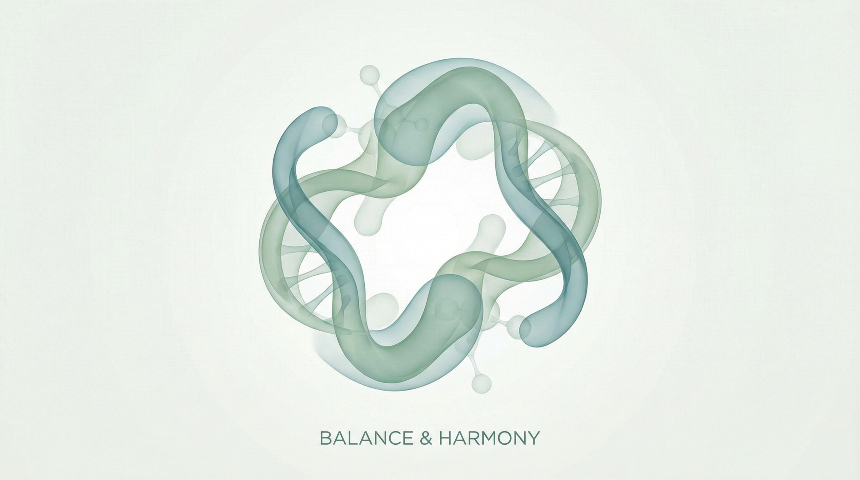 Abstract representation of hormonal balance